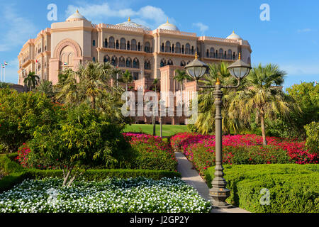 Emirates Palace Hotel Abu Dhabi, Vereinigte Arabische Emirate, Naher Osten Stockfoto