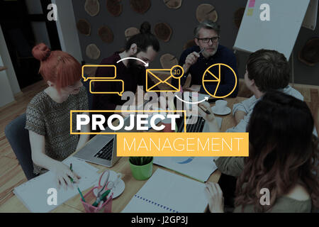 Wöchentliche Sitzung im Büro Stockfoto