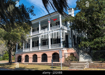 USA, South Carolina, Beaufort, Maxcy Rhett Haus (großformatige Größen erhältlich) Stockfoto