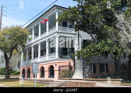 USA, South Carolina, Beaufort, Maxcy Rhett Haus (großformatige Größen erhältlich) Stockfoto