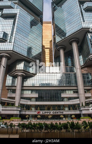 Die Lippo Centre, Queensway, Hongkong Stockfoto