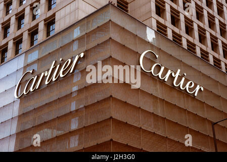 Cartier-Store, Hong Kong Stockfoto