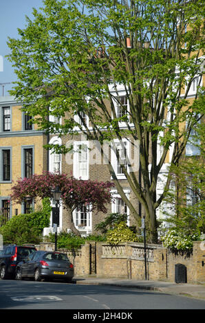 Gloucester Crescent NW1, Primrose Hill, London, UK. Stockfoto
