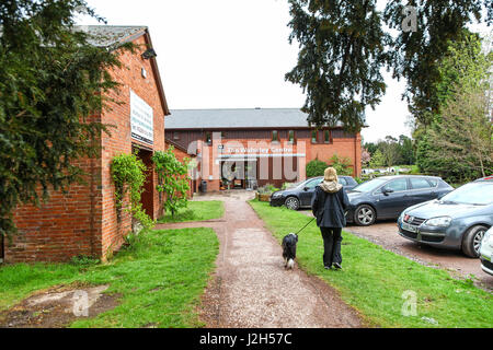 Zentrum der Wolseley, Staffordshire Wildlife Trust HQ bei Wolseley Bridge, Rugeley, Staffordshire, England, Vereinigtes Königreich Stockfoto