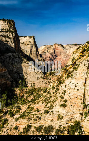 Sicht der Zion Nationalpark Klippe Stockfoto