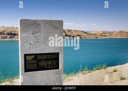 1776 reiste der Dominguez y Escalante-Expedition über unwegsame Gelände durch das Uinta-Becken, Heimat der Ute-Indianer. Stockfoto