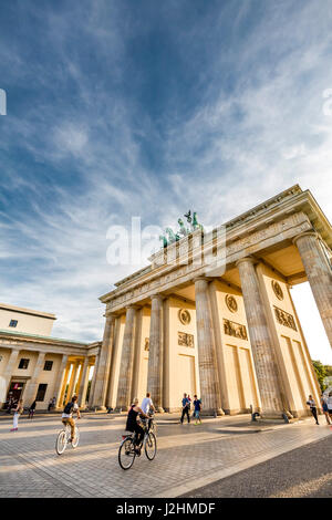 Brandenburger Tor, Pariser Platz, Berlin-Mitte, Berlin, Deutschland Stockfoto