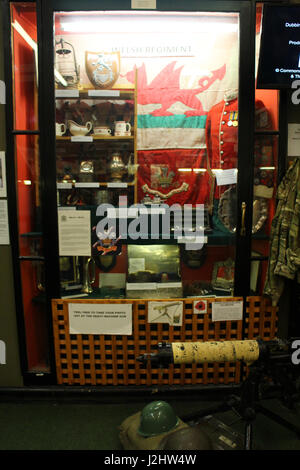 Brecon Regiments Kriegsmuseum Stockfoto