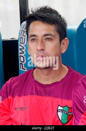 Chile Football League First Division Scotiabank Turnier 2016-2017 - (Club Deportivo Palestino) - Jonathan Cisternas Stockfoto