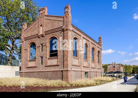 Der neue Teil des Schlesischen Museum in Kattowitz, Polen. Stockfoto