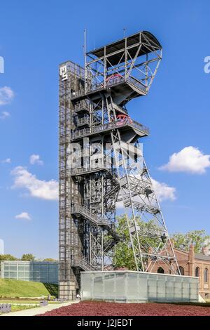 Der neue Teil des Schlesischen Museum in Kattowitz, Polen. Stockfoto