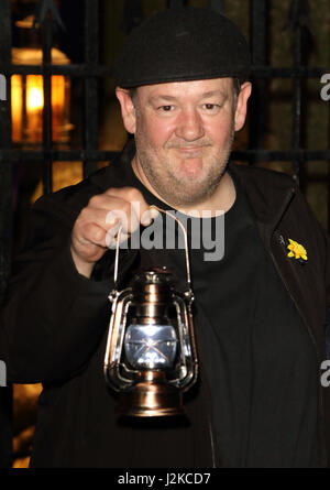 Das exklusive Launch-Event für den verbotenen Wald, eine neue Erweiterung bei Warner Bros.-Studio tour London - The Making of Harry Potter Featuring: Johnny Vegas wo: Leavesden, Vereinigtes Königreich: 29. März 2017 Credit: WENN.com Stockfoto