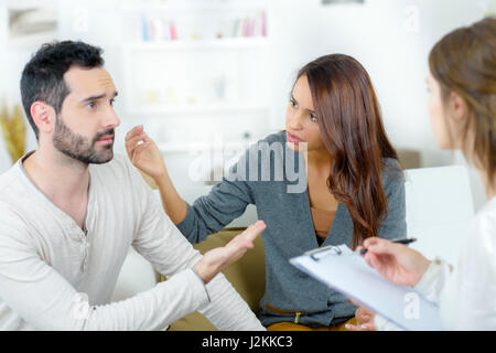 Paartherapie Stockfoto