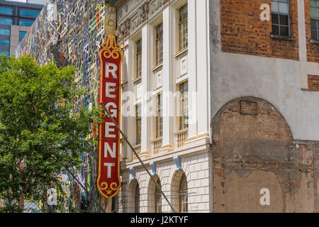 Regent Gebäude in Queen Street, Brisbane, Queensland, Australien Stockfoto