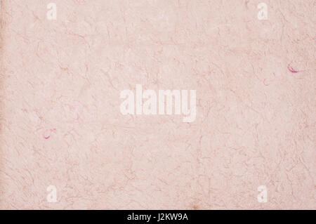 Textur des rosa Naturfaser, altes Papier Stockfoto