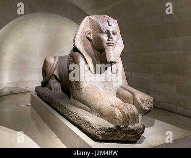 Die große Sphinx von Tanis. Diese Sphinx wurde im Tempel des Amun in Tanis gefunden und stammt wahrscheinlich aus rund 2600 v. Chr.. Stockfoto