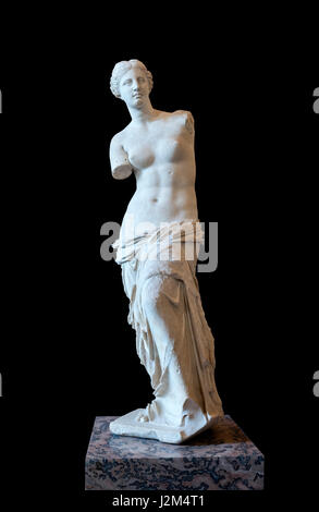 Venus de Milo (Aphrodite von Milos), antike griechische Statue. Stockfoto