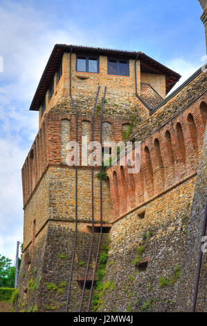 Burg von Felino. Emilia-Romagna. Italien. Stockfoto