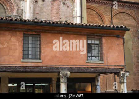 Loggia der Kaufleute. Ferrara. Emilia-Romagna. Italien. Stockfoto