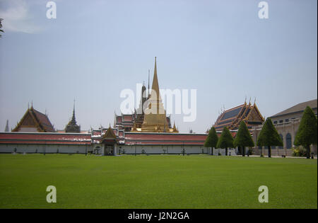 Tempel des Smaragd-Buddha, Bangkok, Thailand. (Wat Phra Kaew) Stockfoto