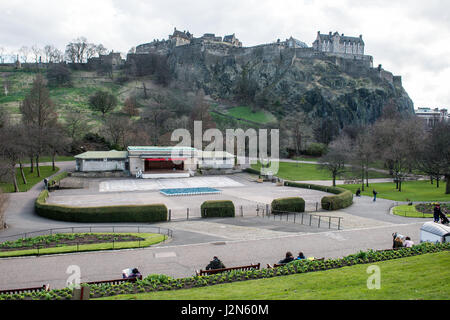 Ross Band Stand, Princes Street Gardens West Stockfoto