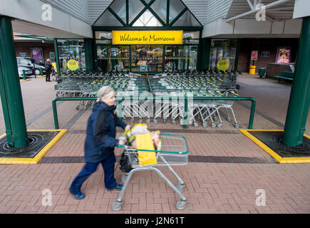 Morrisons Supermarkt, Oxgangs, Jäger-Rendezvous Stockfoto