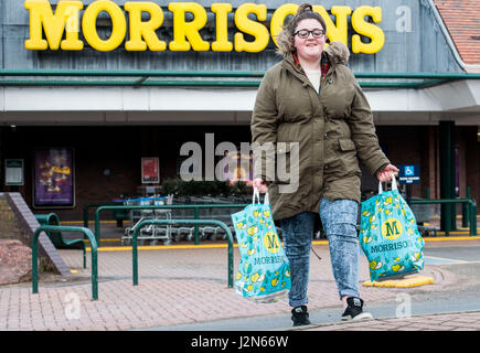 Morrisons Supermarkt, Oxgangs, Jäger-Rendezvous Stockfoto