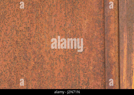 Abstract Grunge Hintergrund, alte bemalte Metalltür Textur. Stockfoto