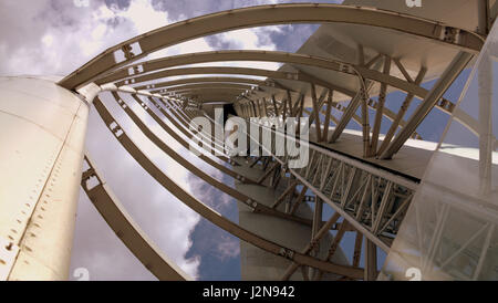 Glasgow Science Tower abstrakte Winkel Ansicht Stockfoto