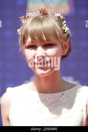 Los Angeles, CA, USA. 29. April 2017. Grace VanderWaal im Ankunftsbereich für Radio Disney Music Awards - Ankünfte, Microsoft Theater, Los Angeles, CA 29. April 2017. Bildnachweis: JA/Everett Collection/Alamy Live-Nachrichten Stockfoto