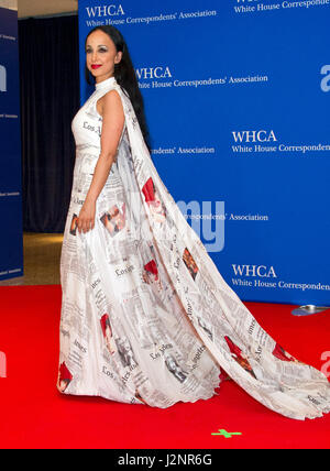 Washington, uns. 29. April 2017. Doktor Nina Radcliff kommt für die 2017 White House Correspondents Association Annual Dinner im Washington Hilton Hotel am Samstag, 29. April 2017. Bildnachweis: Ron Sachs/CNP - kein Draht-SERVICE - Foto: Ron Sachs/Consolidated/Dpa/Alamy Live News Stockfoto
