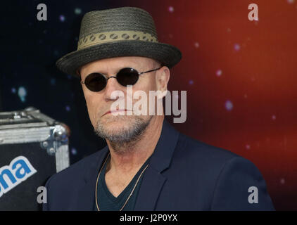 24. April 2017 - Michael Rooker Teilnahme an "Hüter des Galaxy Vol. 2" Europäische Gala Screening Eventim Apollo in London, England, UK Stockfoto