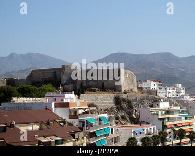 Castillo de San Miguel, Almunecar, Grenada Provinz, Andalusien, Costa Tropical, Spanien, Europa Stockfoto