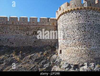 Castillo de San Miguel, Almunecar, Grenada Provinz, Andalusien, Costa Tropical, Spanien, Europa Stockfoto