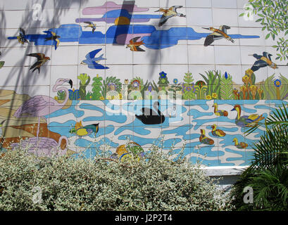 Loro Sexi Vogelpark, Almunecar, Grenada Provinz, Andalusien, Costa Tropical, Spanien, Europa Stockfoto