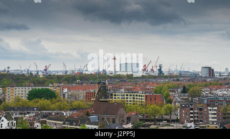 Schiedam, Niederlande Luftaufnahme Stockfoto