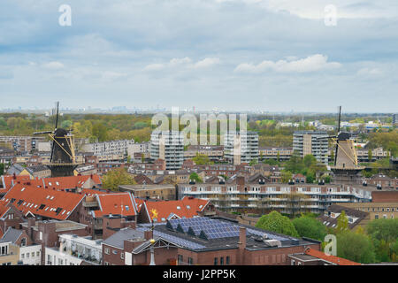 Schiedam, Niederlande Luftaufnahme Stockfoto