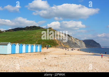 Charmouth Strand, Jurassic Coast UNESCO-Weltkulturerbe, Dorset England UK Stockfoto