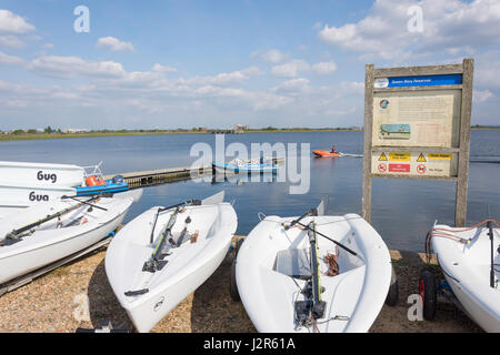 Queen Mary Segelclub am Queen Mary Reservoir, Ashford, Surrey, England, Vereinigtes Königreich Stockfoto