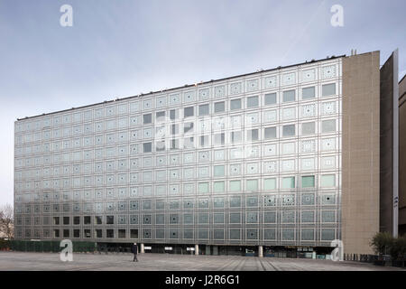 Fassade, Institut du Monde Arabe, Paris, Frankreich Stockfoto