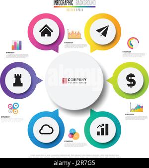 Infografik-Design-Element. Vektor eps10 Stock Vektor