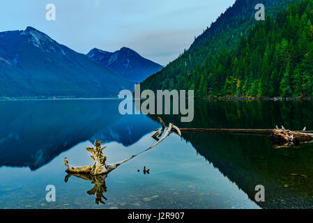 Chilliwack Lake Provincial Park bei Sonnenuntergang in British Columbia, Kanada Stockfoto