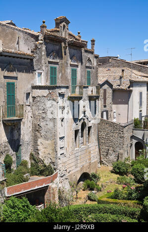 Anzeigen von Montefiascone. Latium. Italien. Stockfoto