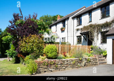 Ferienhäuser in Cornwall Ortslage Stockfoto