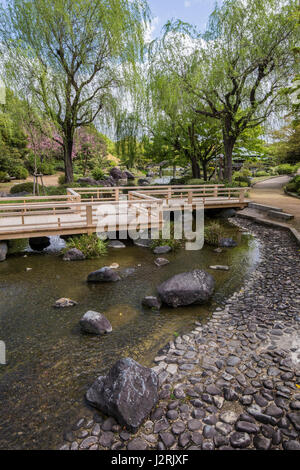 Daisen Park japanischer Garten - im Mittelalter, Osaka Sakai florierte und serviert eine wichtige Schaltstelle zwischen Japan und dem Rest von Asien.  Daisen Stockfoto