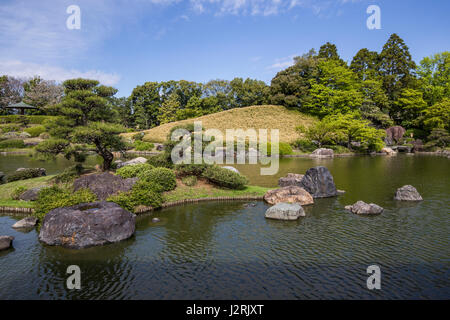 Daisen Park japanischer Garten - im Mittelalter, Osaka Sakai florierte und serviert eine wichtige Schaltstelle zwischen Japan und dem Rest von Asien.  Daisen Stockfoto