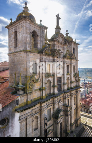 Igreja Dos Grilos Kirche und Kloster (buchstäblich Cricket Kirche) in Porto Stadt auf der iberischen Halbinsel, zweitgrößte Stadt in Portugal Stockfoto