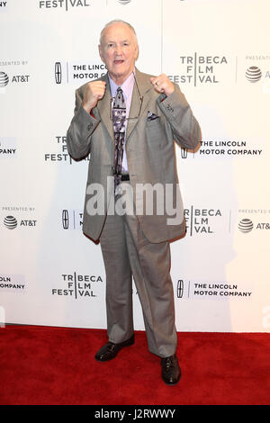 New York, USA. 28. April 2017: ehemalige Boxer Chuck Wepner besucht die "Chuck" Vorführung beim BMCC bei PAC während des 2017 TriBeCa Film Festival. Stockfoto