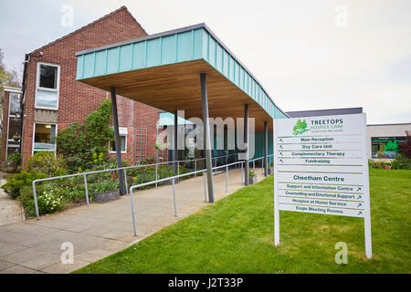 Äußere Baumkronen Hospizarbeit in Risley, Stockfoto