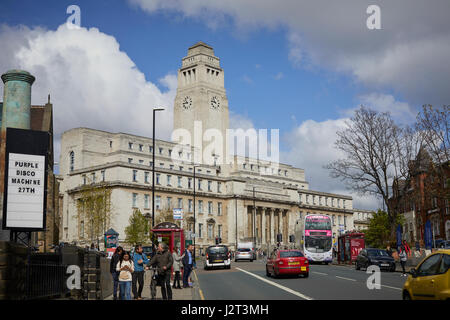 Das Parkinson-Gebäude ist ein Grad, den II aufgeführten Art-Deco-Gebäude und Campanile befindet sich an der University of Leeds in West Yorkshire, England Stockfoto